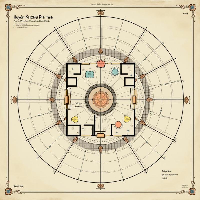 Bản đồ Huyền Không Phi Tinh ứng dụng chọn hướng nhà theo tuổi và thời vận