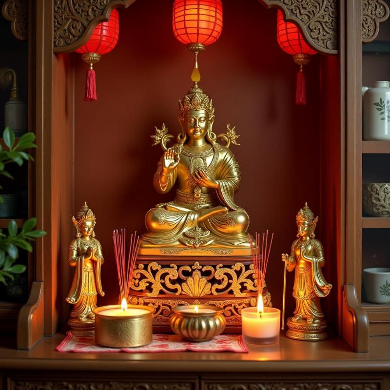 Bàn thờ Thần Tài Thổ Địa trong nhà không hợp tuổi để hút tài lộc và hóa giải phong thủy