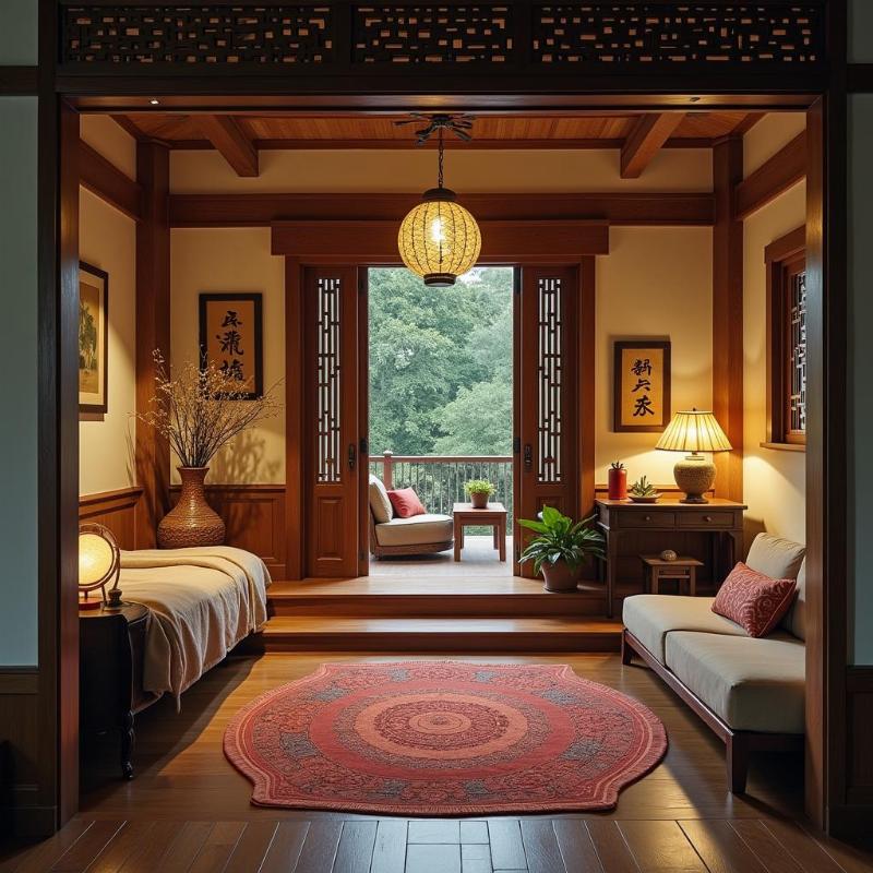 Cách bố trí nội thất hợp phong thủy cho nhà ở nông thôn