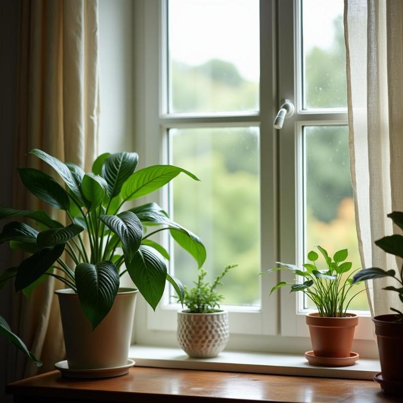 Không gian xanh mát giúp giảm bớt nắng nóng