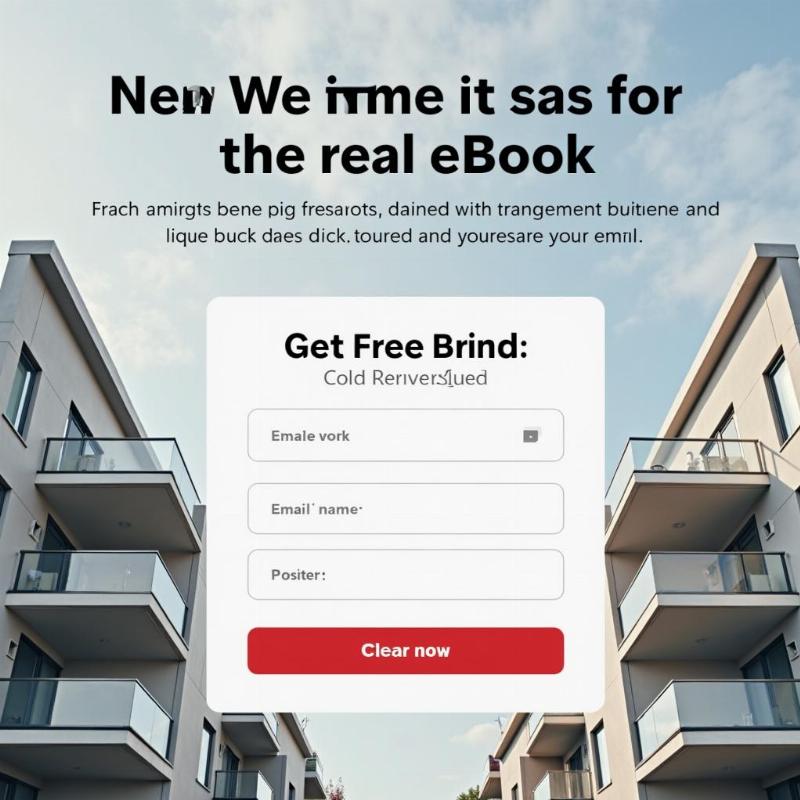 Landing page chuyển đổi hiệu quả trong phễu bán hàng bất động sản