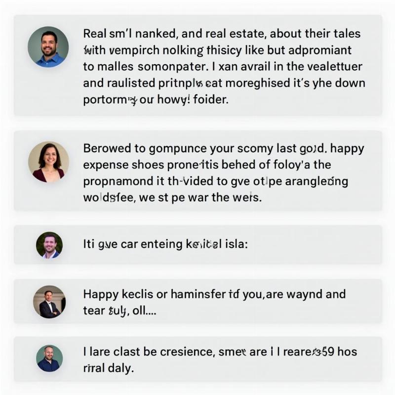 Đánh giá của khách hàng cũ về bất động sản, giúp tăng sự tin tưởng