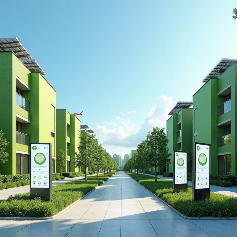 Dự án bất động sản xanh kết hợp chiến lược marketing bền vững trong thời đại số