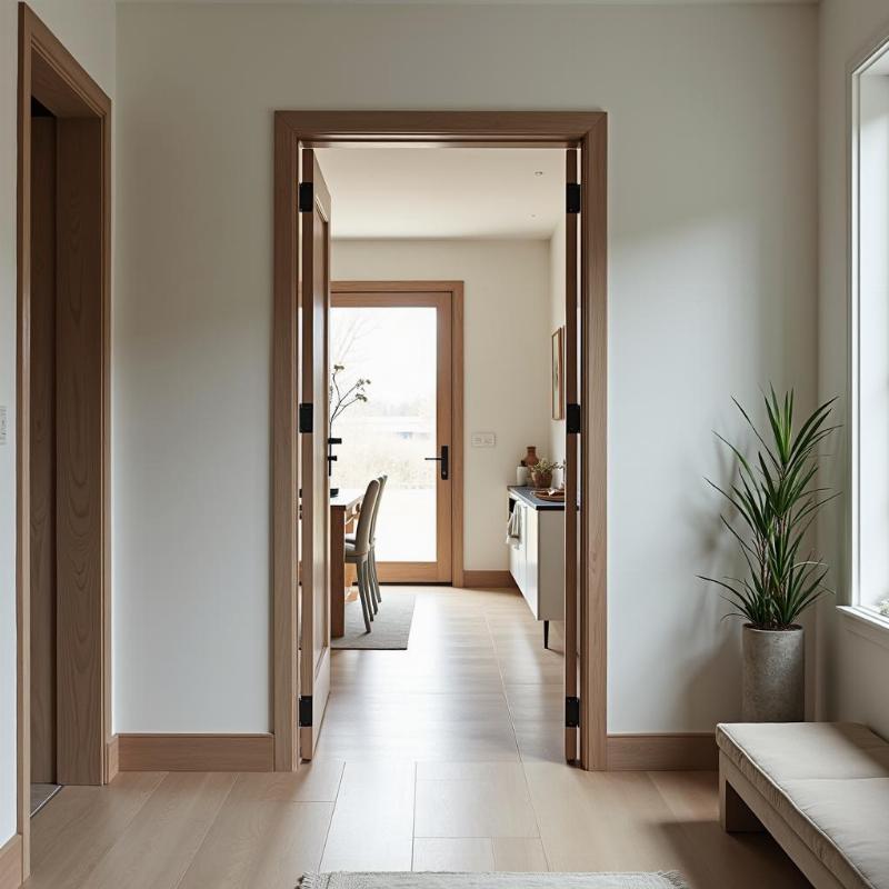 Cách hạn chế cửa phụ trong nhà có nhiều lối vào để tăng tài khí