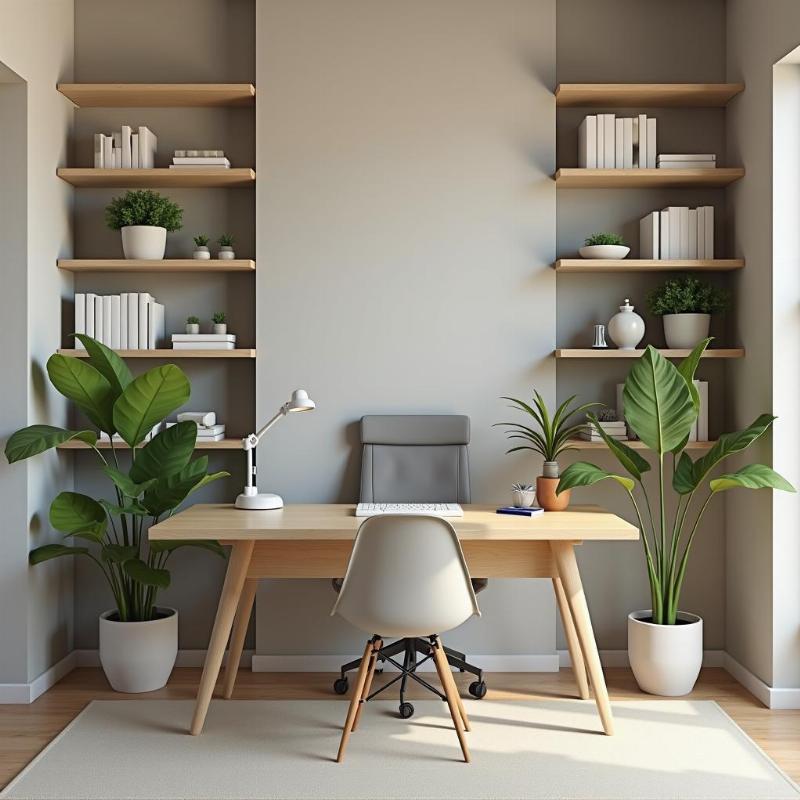 Hướng bàn làm việc đúng giúp tăng sự tập trung và cảm giác an toàn