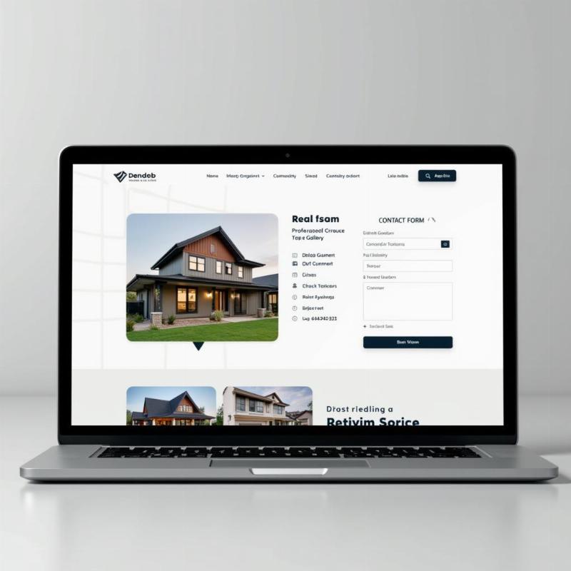 Giao diện landing page chuyên nghiệp giúp bán nhà nhanh chóng trong mùa cao điểm