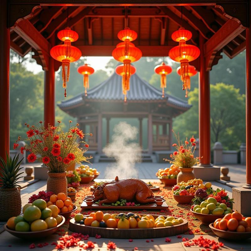 Lễ cúng giải hạn giúp hóa giải vận xấu khi năm không hợp xây nhà