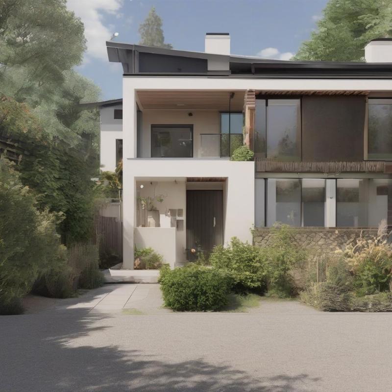 Không gian yên tĩnh tại nhà cuối đường cụt