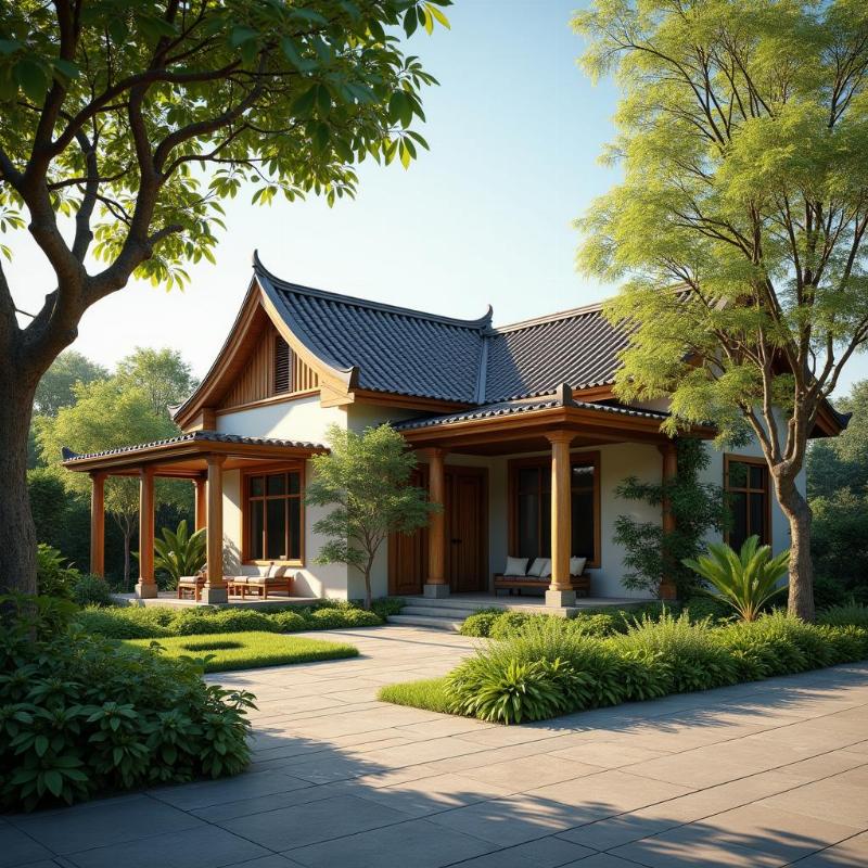 Nhà hướng Tây Nam cần thiết kế chống nóng tốt để cân bằng phong thủy và khí hậu