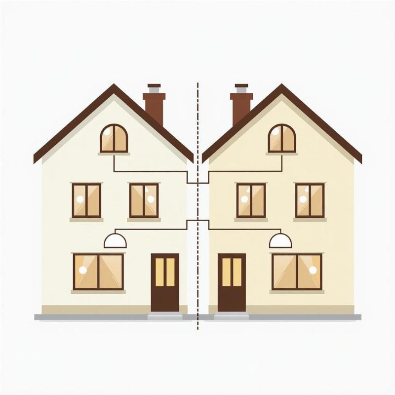 Phong thủy nhà có hai mặt tiền đối diện nhau