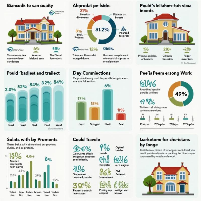 Infographics bất động sản trên Piktochart