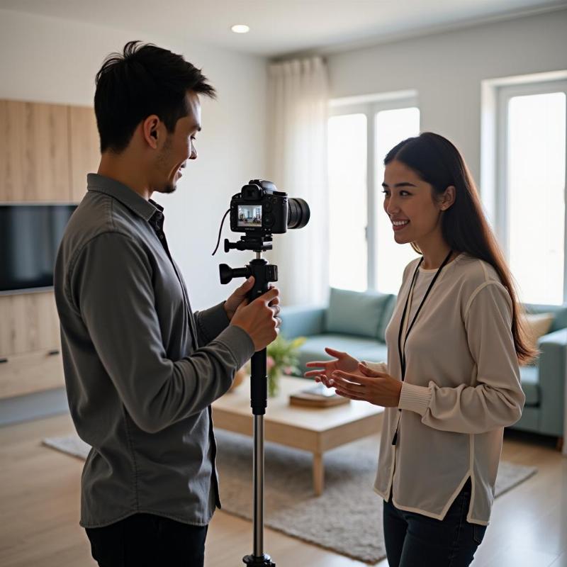 Quay video bất động sản với chất lượng hình ảnh và âm thanh tốt