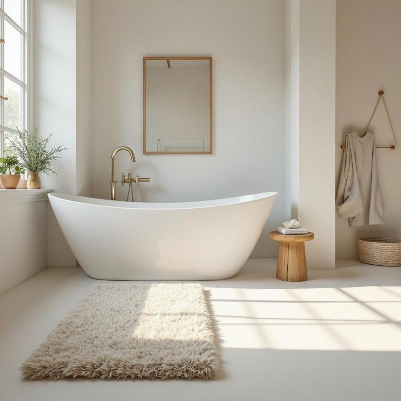 Thảm phòng tắm thư giãn hài hòa