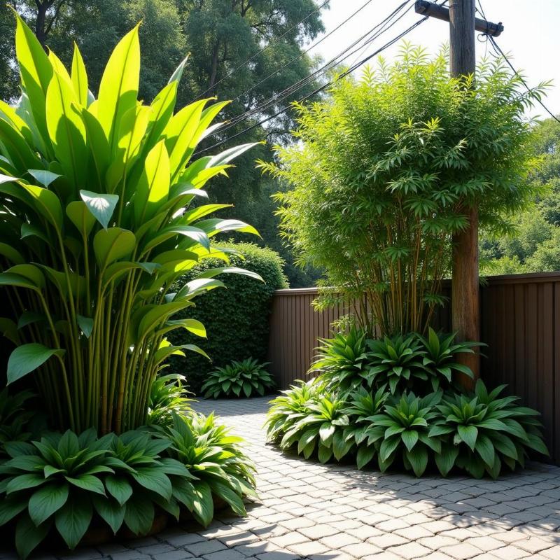 Trồng cây xanh trước cửa giúp hóa giải phong thủy xấu