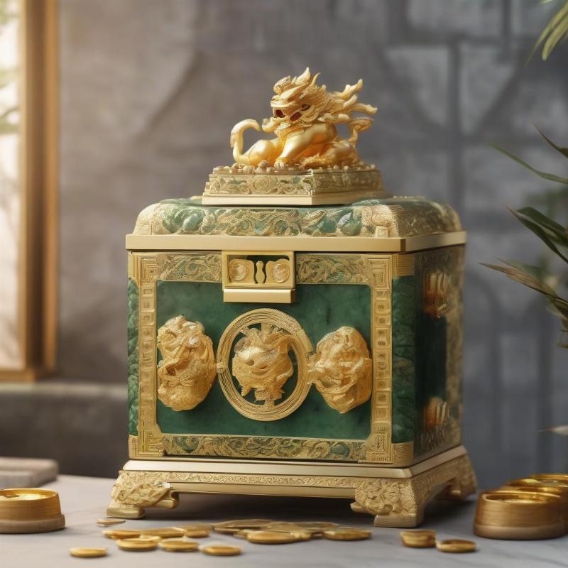 Vật phẩm phong thủy giúp kích hoạt tài lộc khi đặt trên két sắt đúng cách