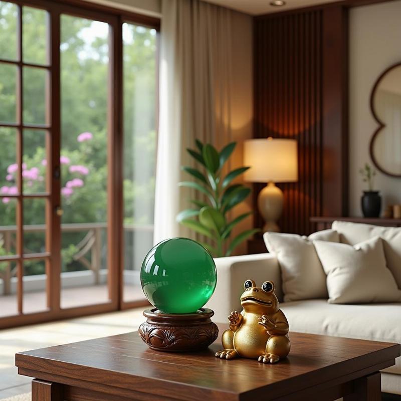 Bố trí vật phẩm phong thủy trong nhà đúng vị trí sau khi đã khai quang