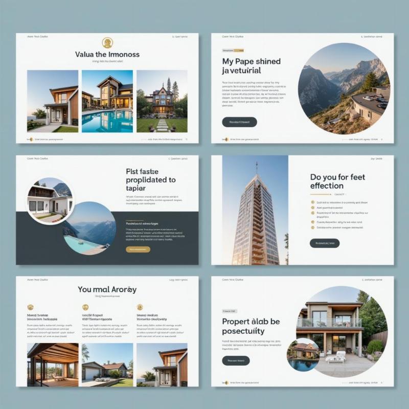 Thiết kế thuyết trình bất động sản với Visme