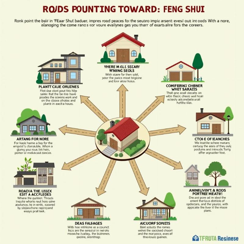 Phong thủy nhà đất có đường đâm vào: Hướng dẫn chi tiết